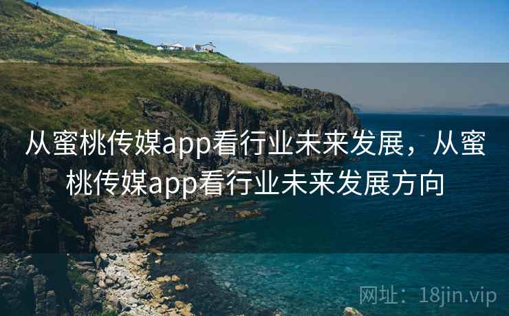 从蜜桃传媒app看行业未来发展，从蜜桃传媒app看行业未来发展方向
